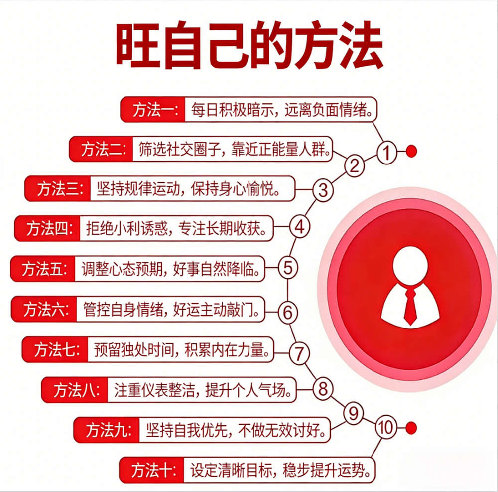 想旺自己？先做好这10件事