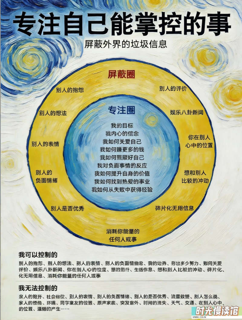 专注自己能掌控的事