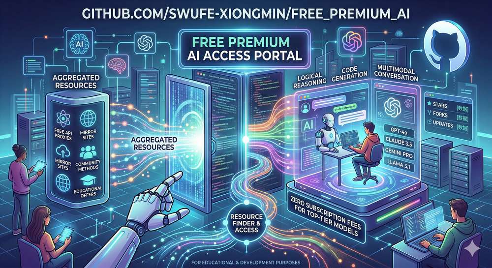 Free Premium AI，可以免费使用能力较强的 AI 合集