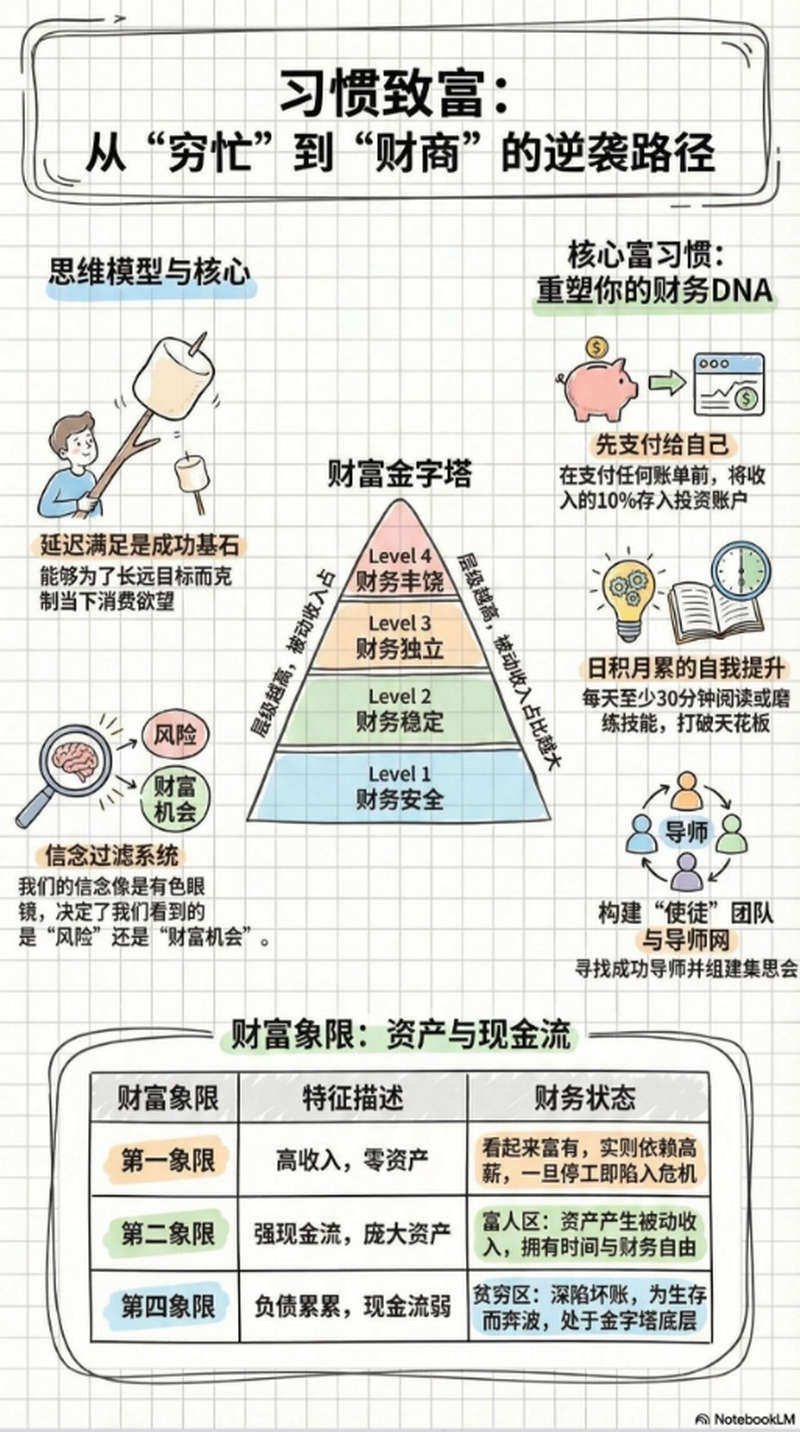 习惯致富：从“穷忙”到“财商”的逆袭路径