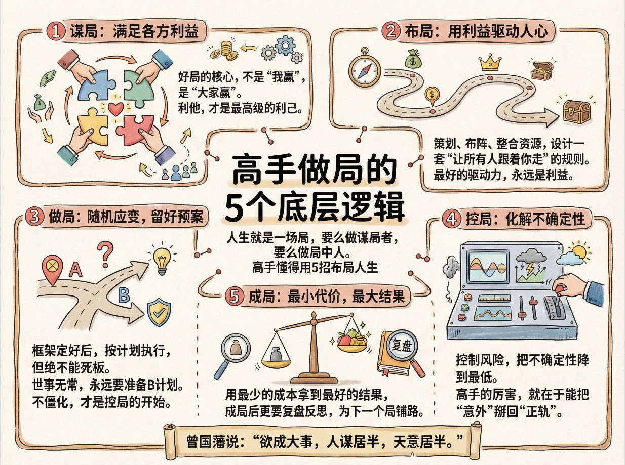 高手做局的5个底层逻辑