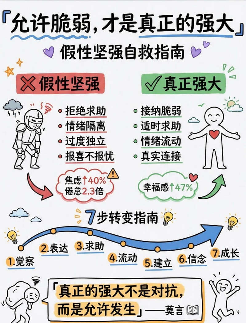 允许脆弱，才是真正的强大