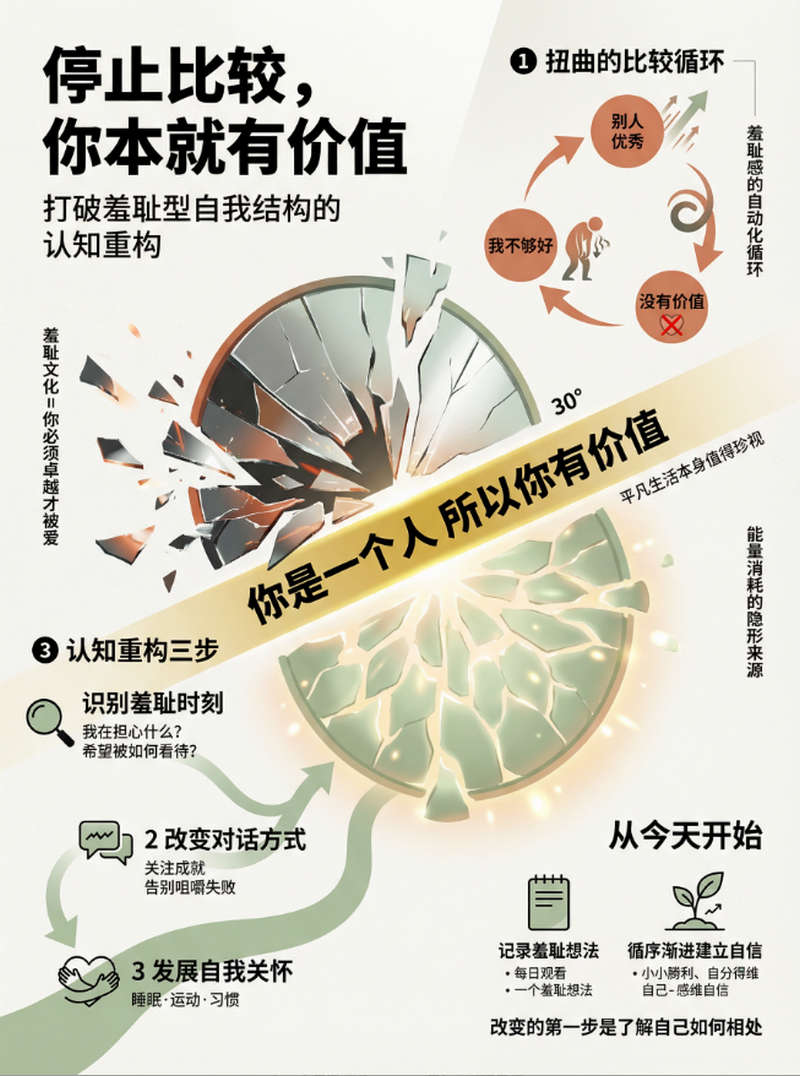 停止比较，你本就有价值