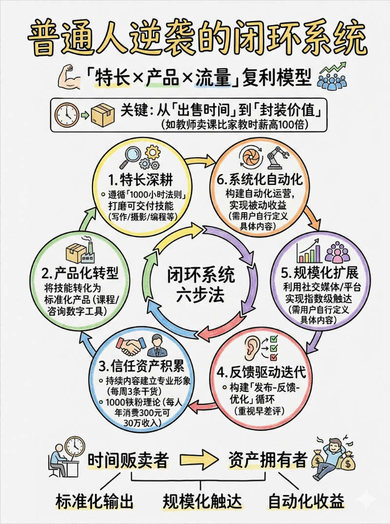 纳瓦尔思维：普通人逆袭的闭环系统