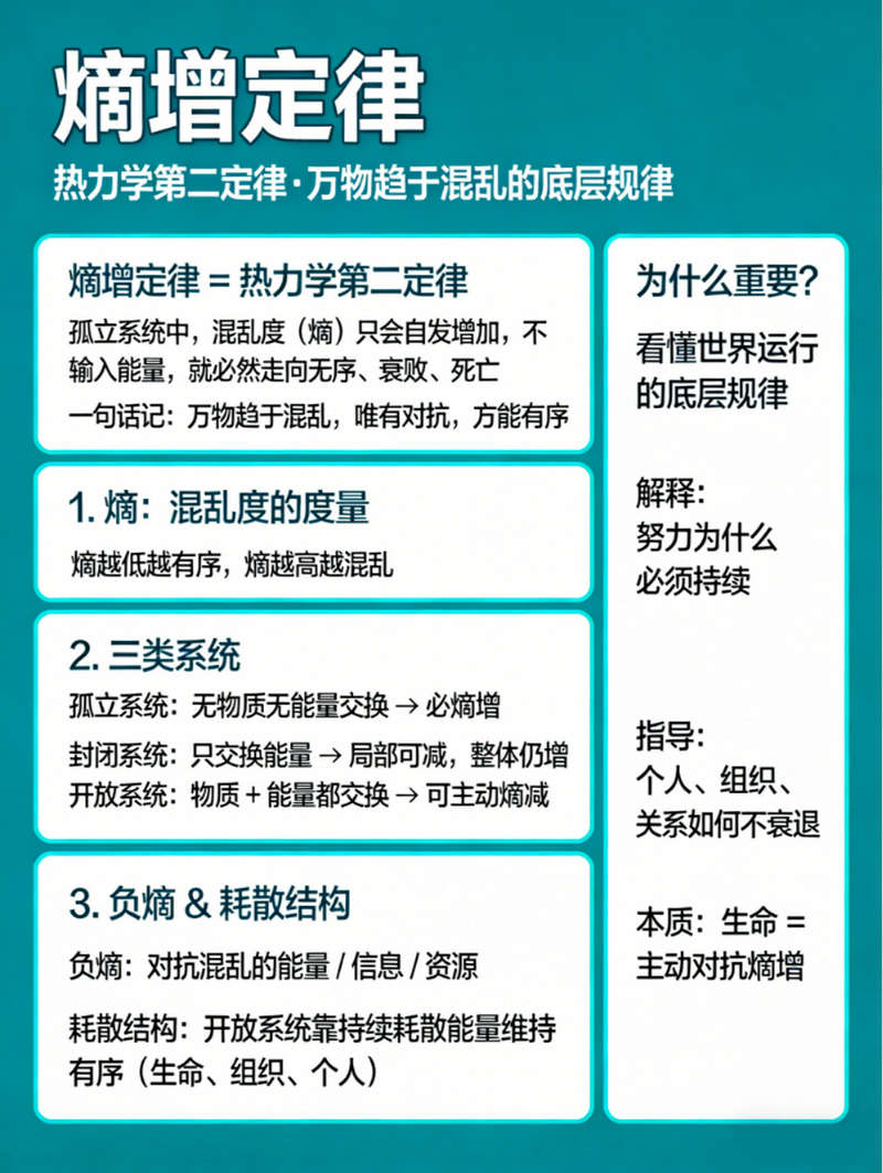 熵增定律：看透衰败本质、落地对抗行动
