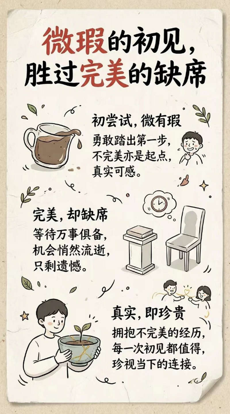 微瑕的初见，胜过完美的缺席