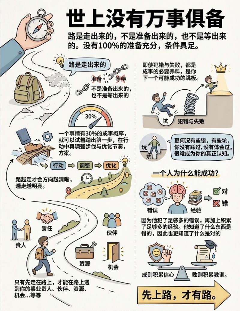 世界上没有万事俱备