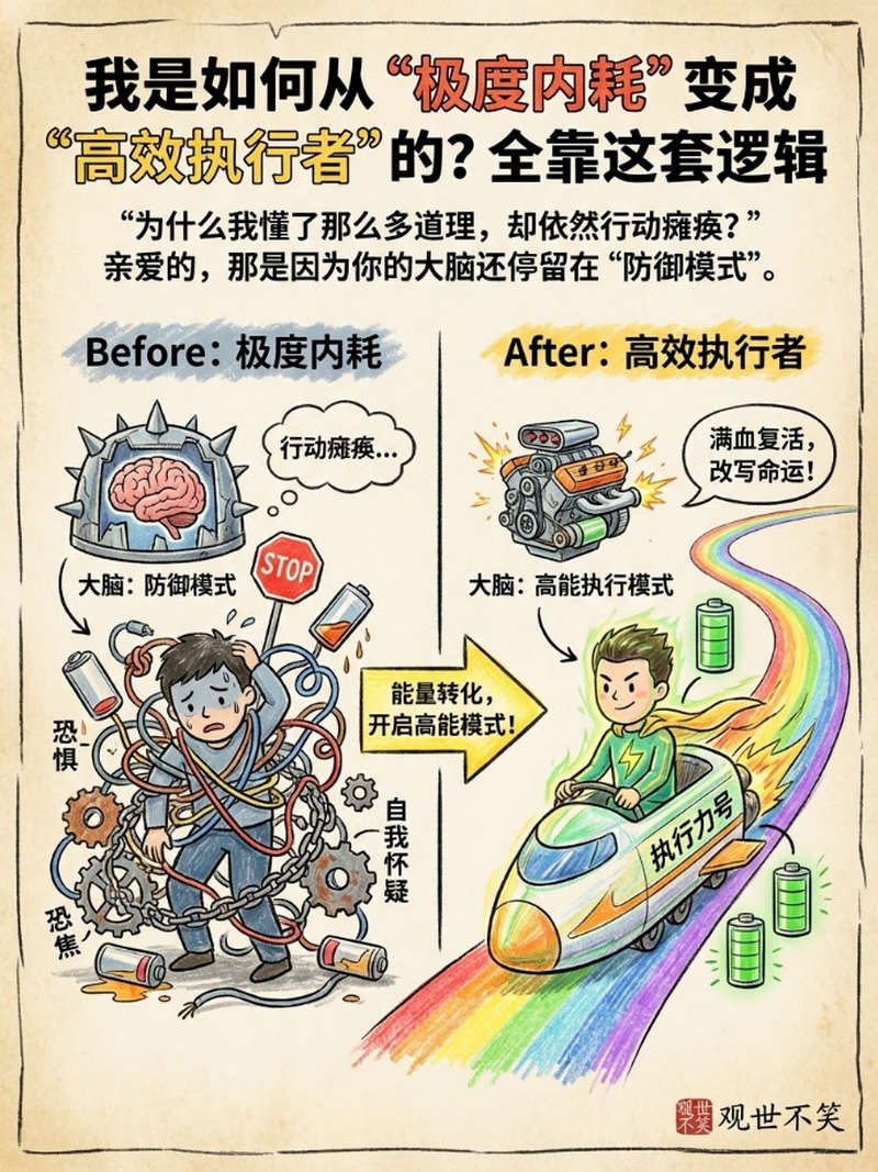 如何从“极度内耗”变成“高效执行者”?