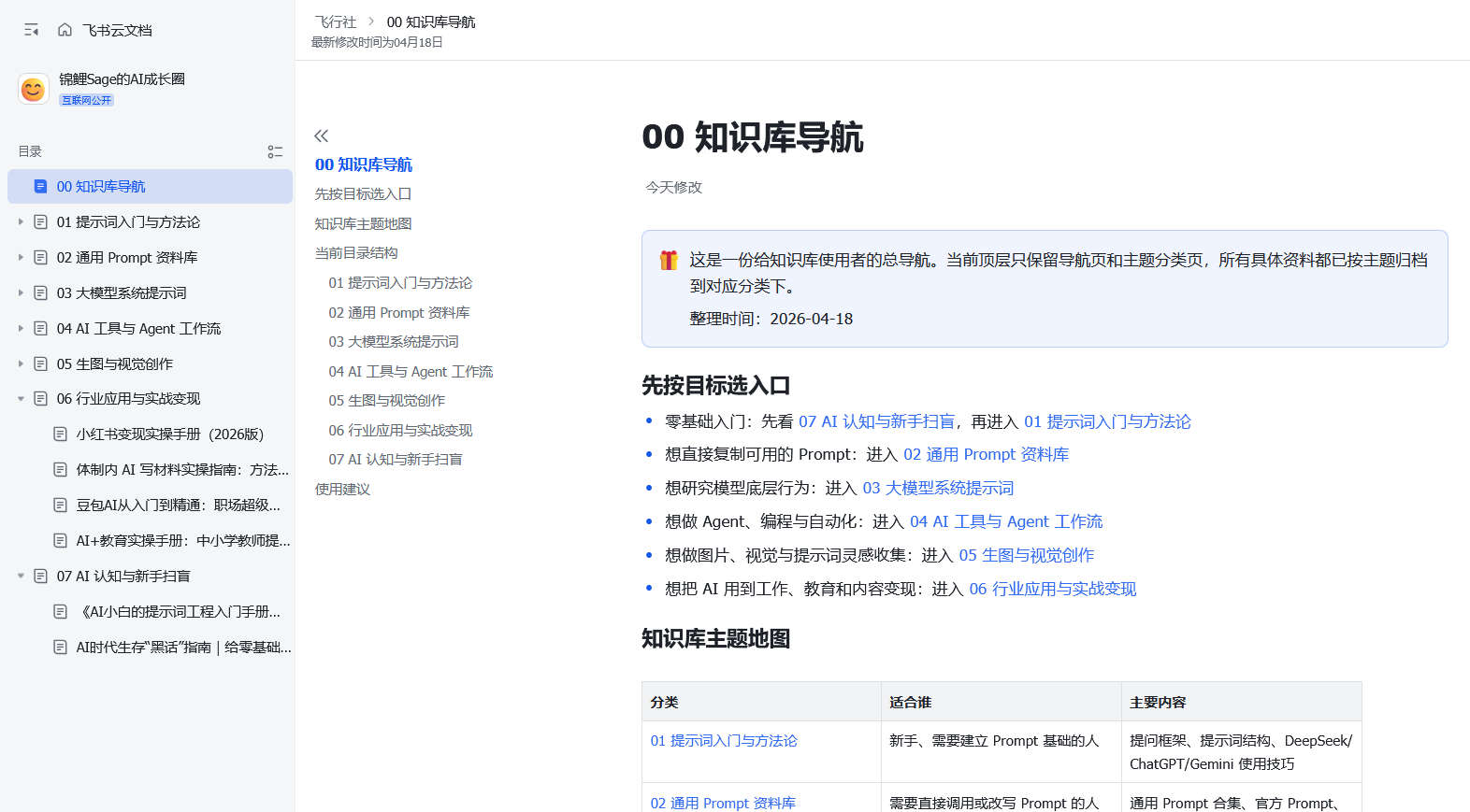 锦鲤Sage的AI成长圈
