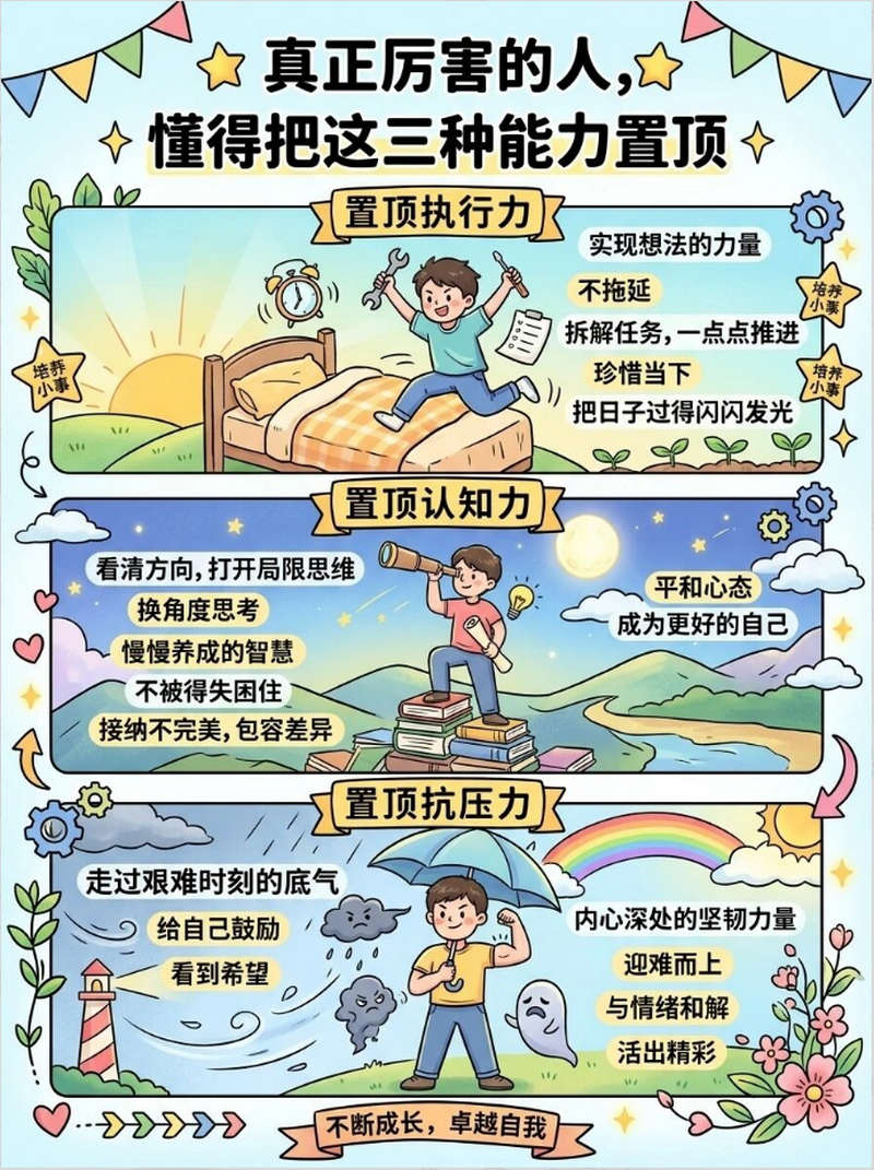 真正厉害的人，懂得把这三种能力置顶