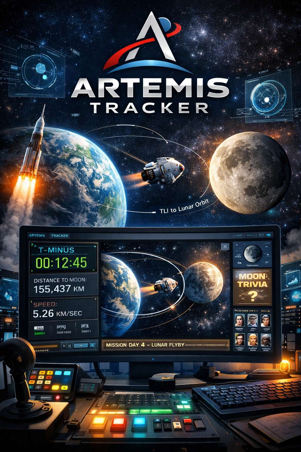 Artemis II 任务实时追踪工具汇总