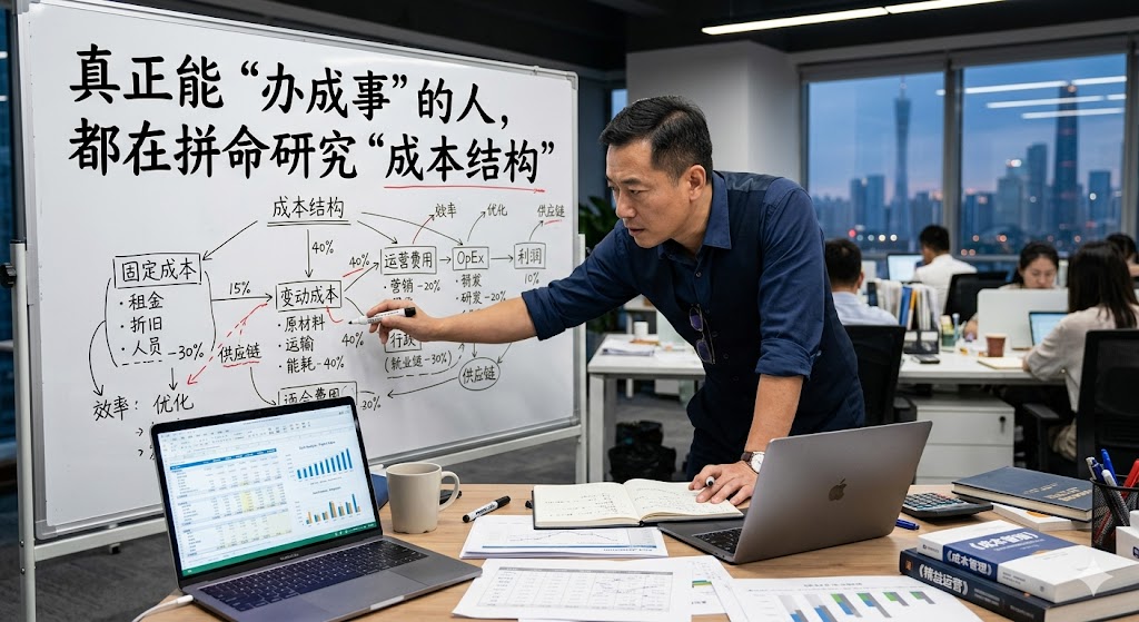真正能“办成事”的人，都在拼命研究“成本结构”