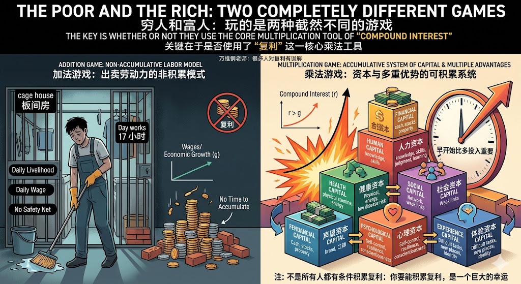 万维钢：穷人和富人，玩的是两种游戏