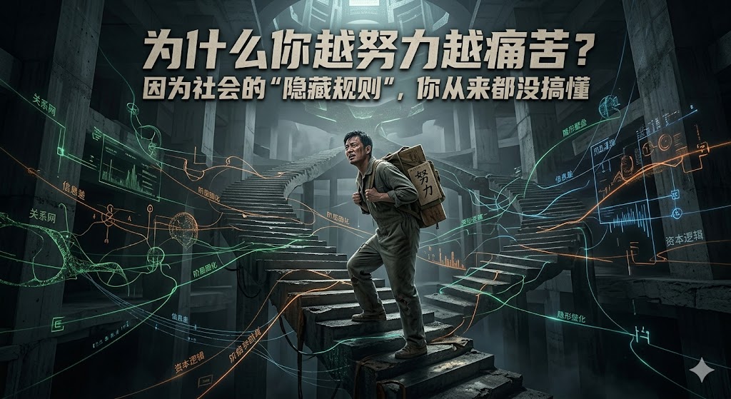 为什么你越努力越痛苦？因为社会的“隐藏规则”，你从来都没搞懂