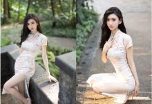 秀人网 章芃芃九头身大美女 旗袍+情趣