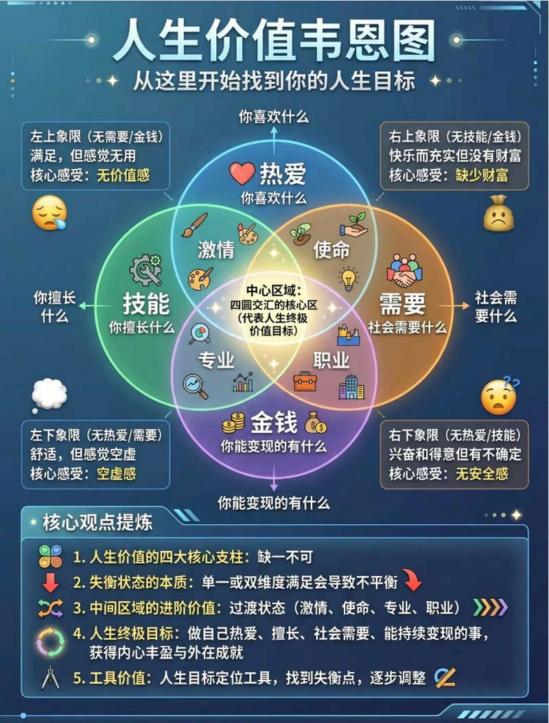 人生价值韦恩图