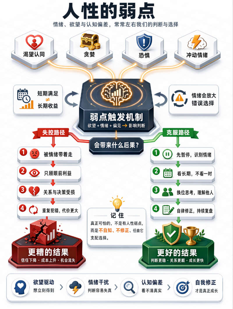 一图带你看懂人性的弱点