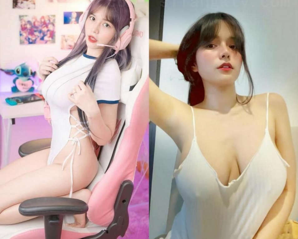 Onlyfans女神游戏主播巨乳网红反差婊pimnalin顶级私拍