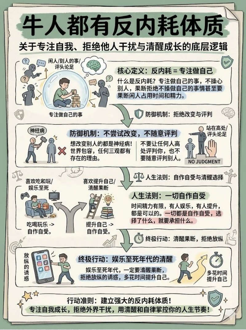 牛人都有反内耗体质