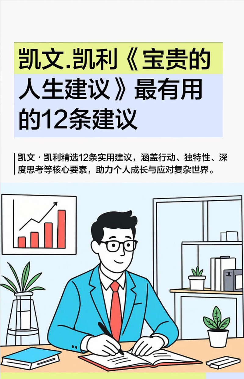 凯文.凯利《宝贵的人生建议》最有用的12条建议