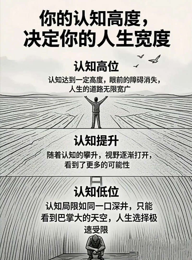 你的认知高度，决定你的人生宽度