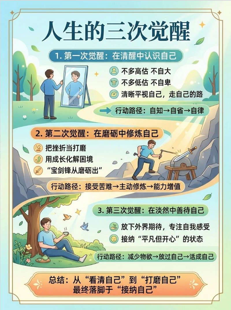 人生的三次觉醒
