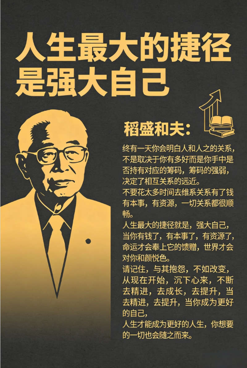 人生最大的捷径是强大自己