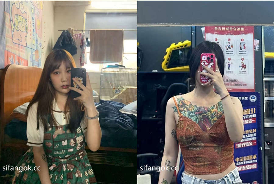 唇钉纹身叛逆小骚妹露脸性爱自拍