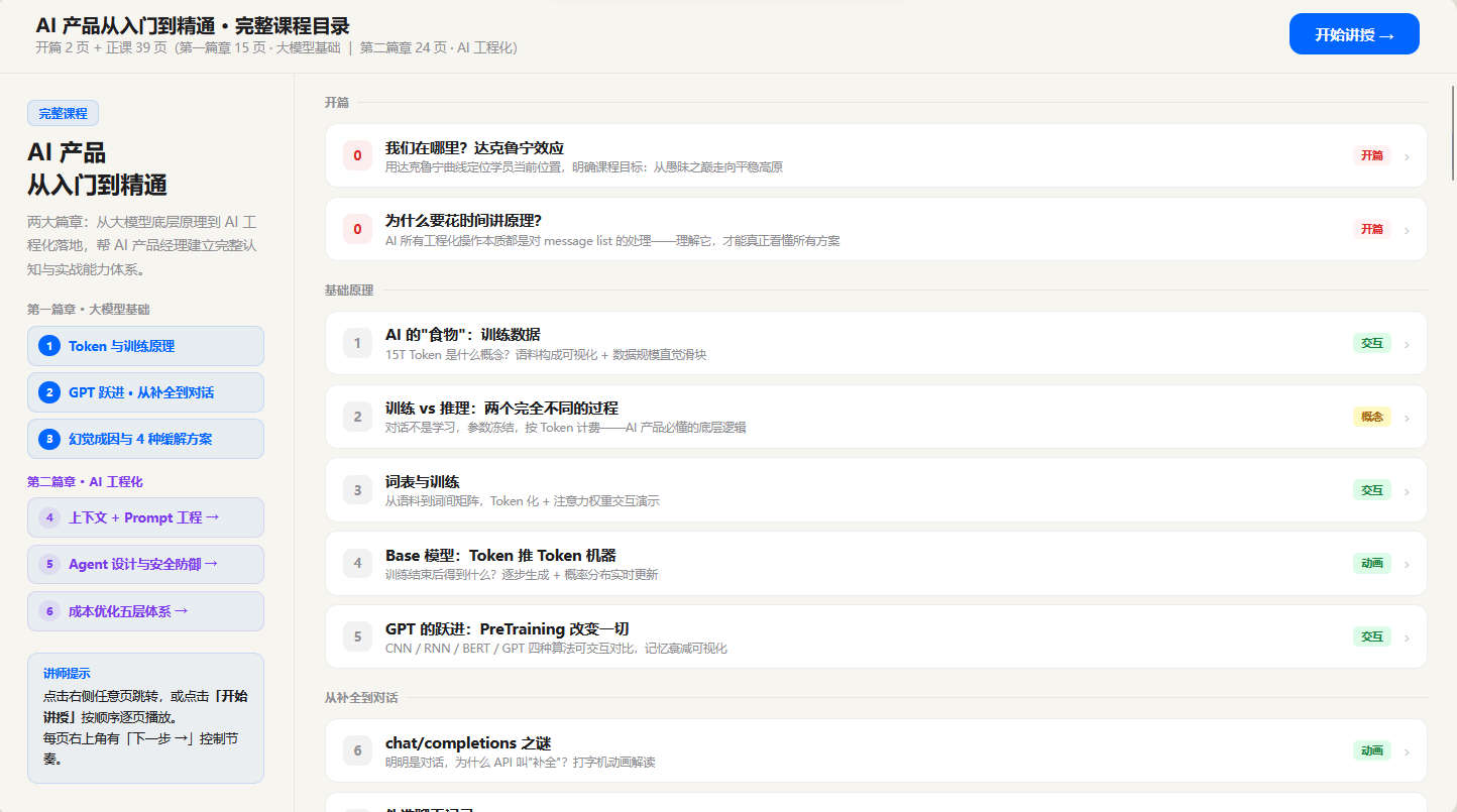 AI 产品从入门到精通