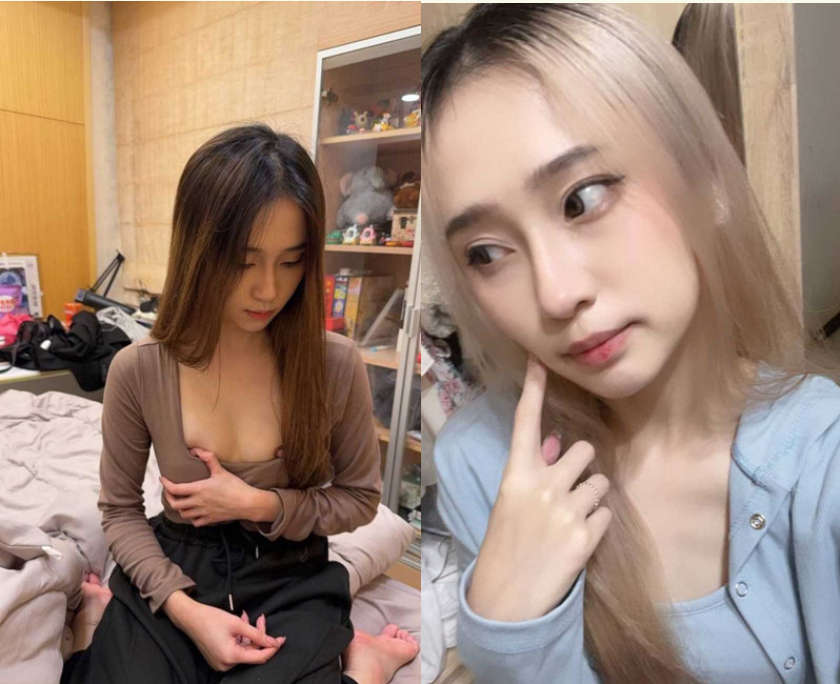 小红书金发御姐嫌弃男友阳痿早泄与其好兄弟3P交欢 绿帽男在旁撸管欣赏淫姿