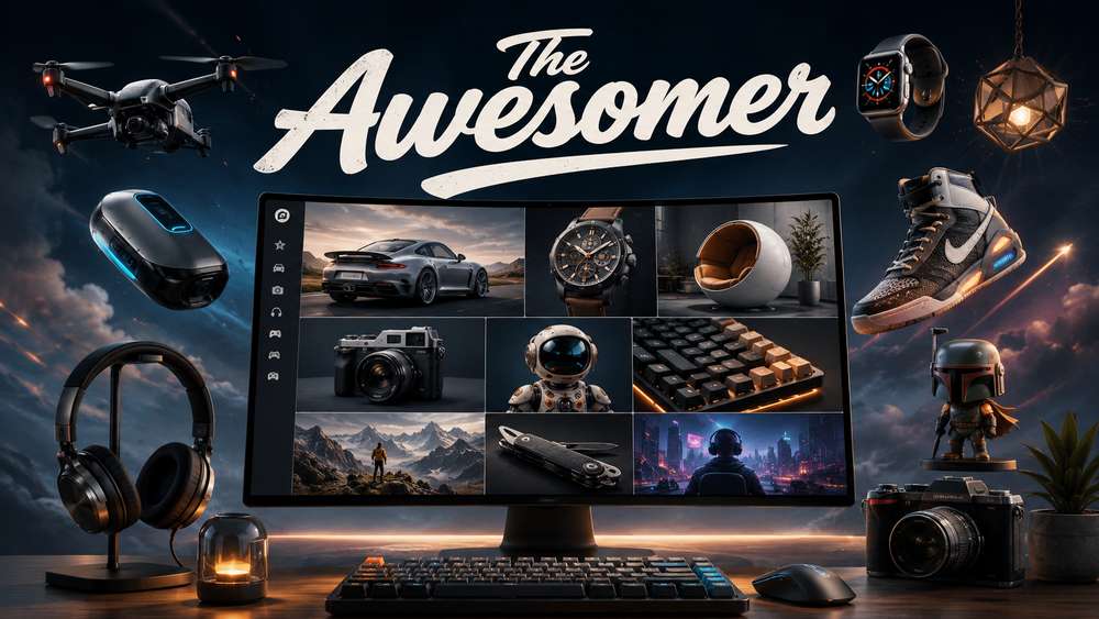 The Awesomer：成年人的玩具橱窗，每天为你精选全世界最酷的产品、视频和灵感