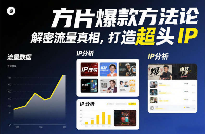 方片爆款方法论，解密流量真相，打造超头IP