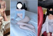 身材一级棒的极品嫩模克罗，天然饱满美乳