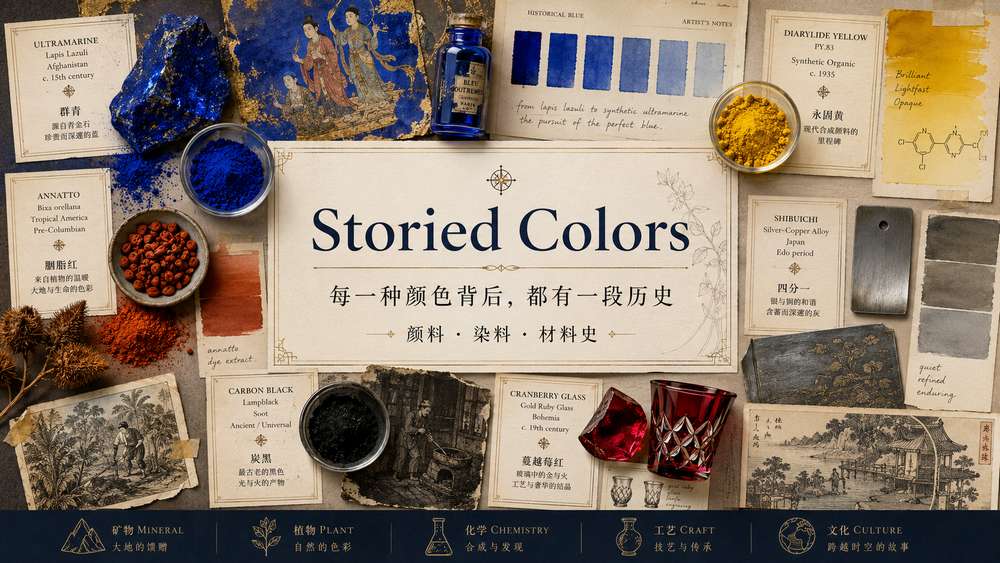 Storied Colors，探索每一种颜色背后的传奇故事