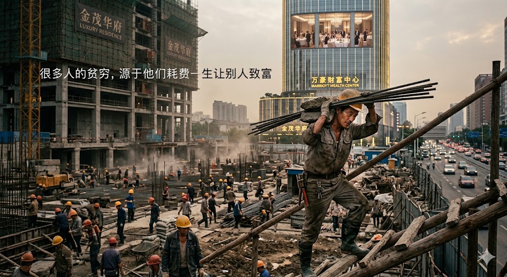 很多人的贫穷,源于他们耗费一生让别人致富