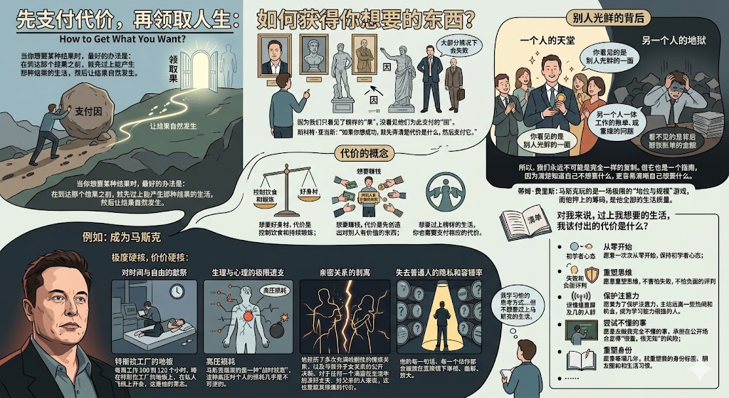 先支付代价，再领取人生