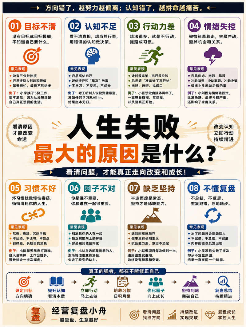 人生失败最大的原因是什么？