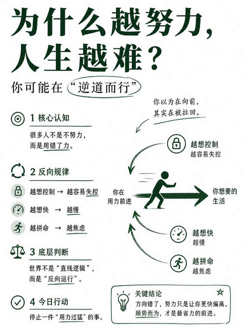 为什么越努力人生越难？