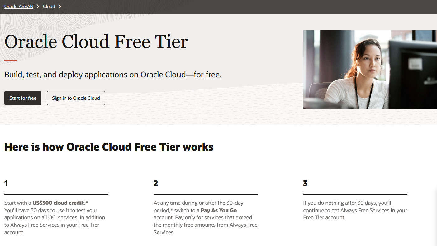 Oracle 免费VPS 每月月初很容易申请成功