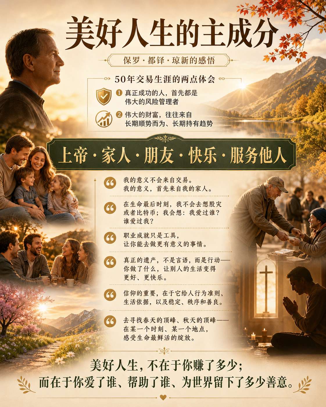 美好人生的主成分