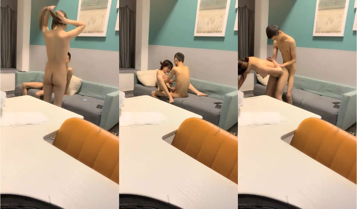 【精品探花阿威】就喜歡大奶外圍妹妹，脫光光抓奶子互揉，沙發上操
