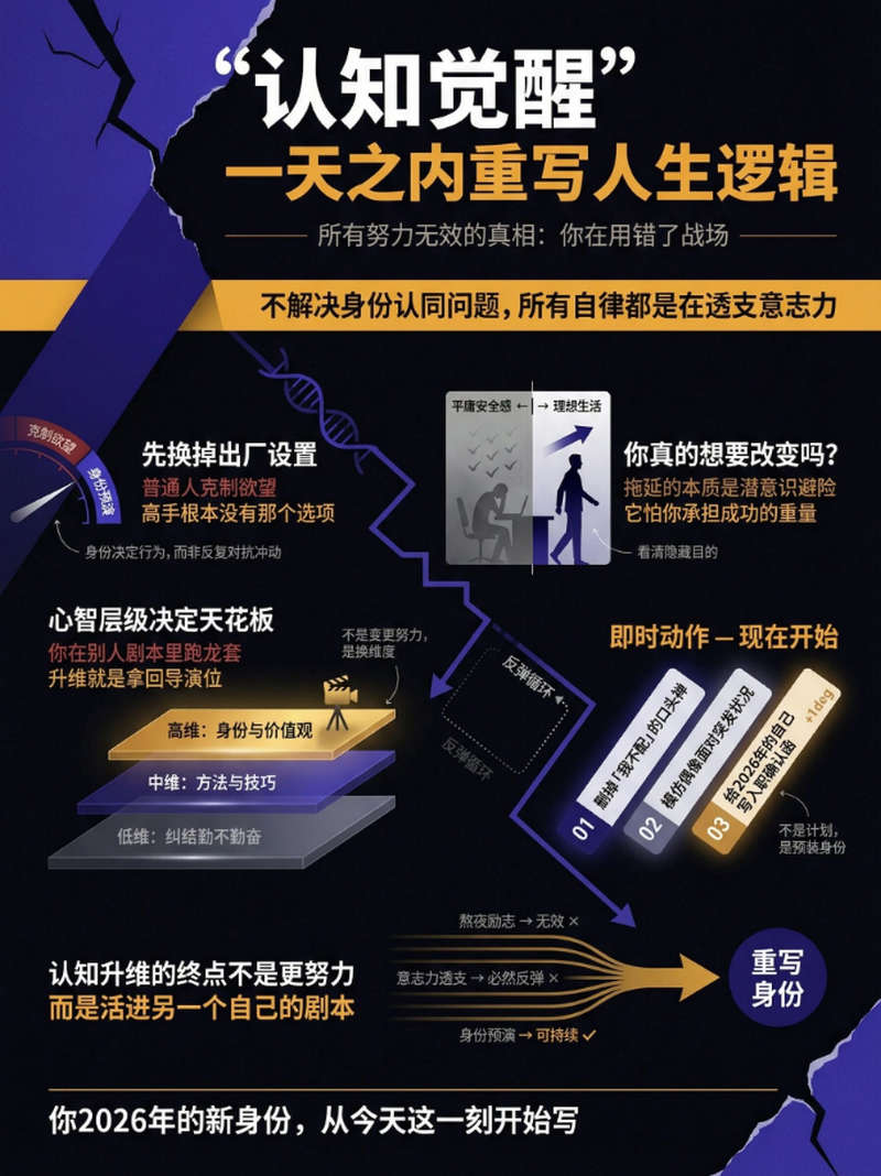 认知觉醒｜一天之内重写人生逻辑