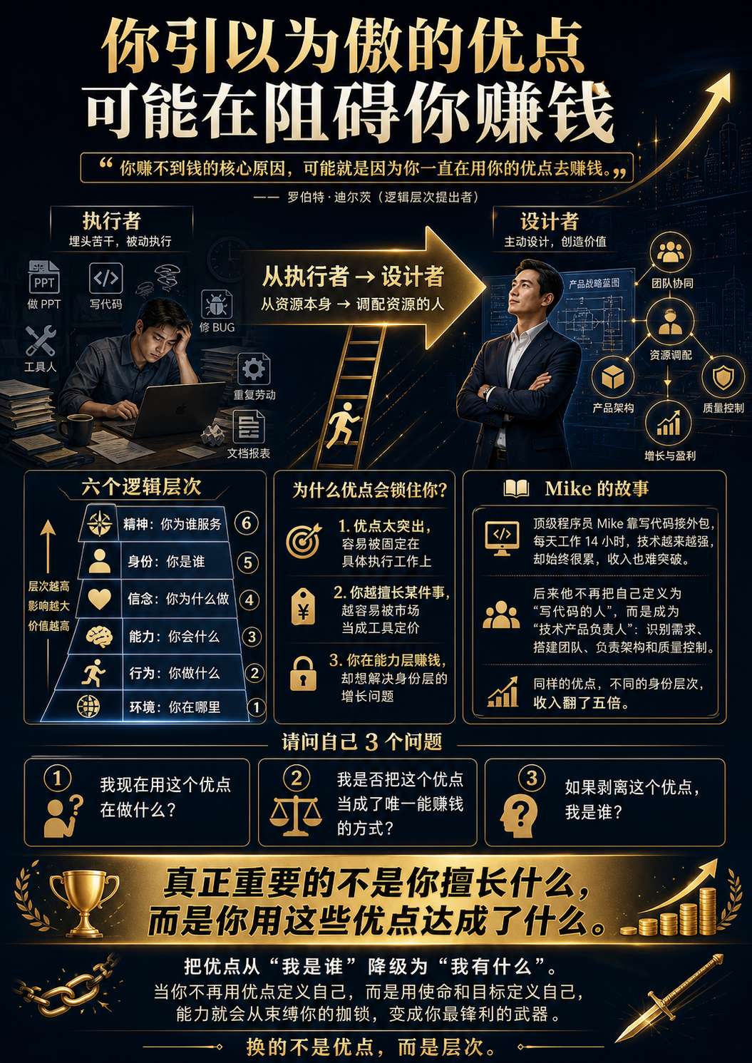你引以为傲的优点可能在阻碍你赚钱