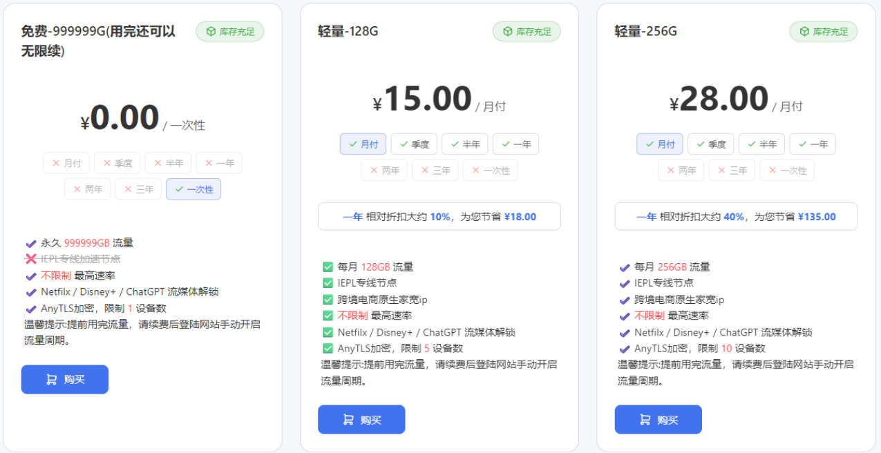 牢大云 ，0 元购买 9.54PB/1 次性套餐