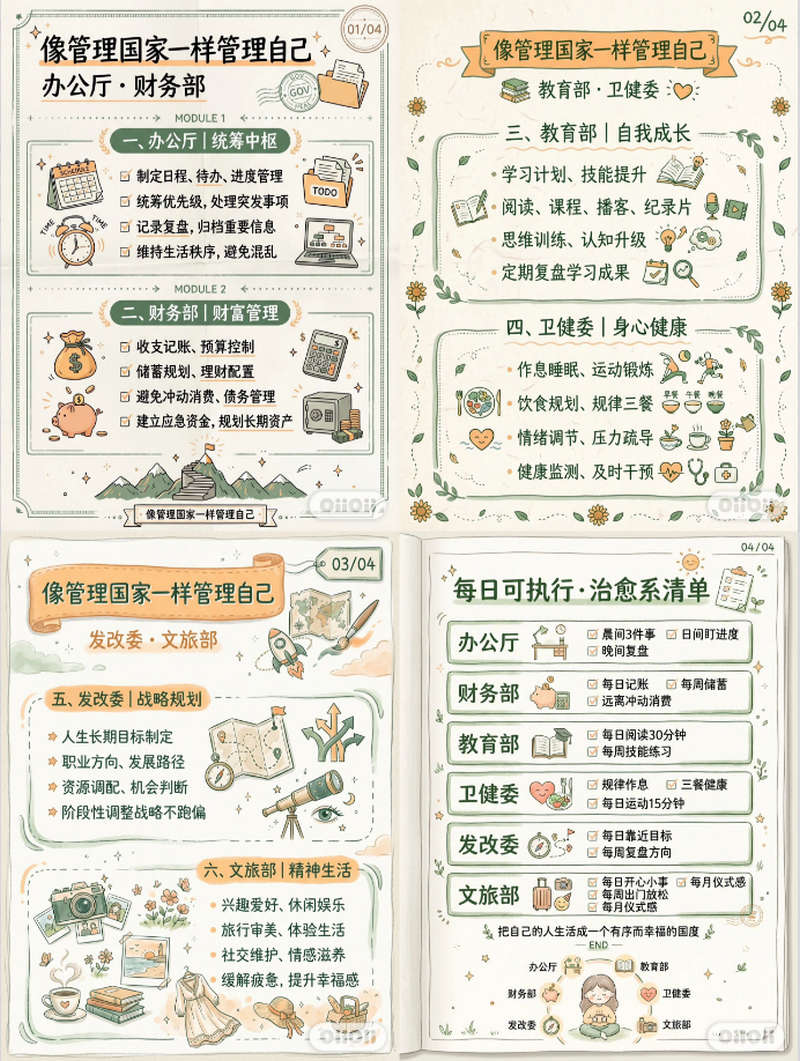 自我管理天花板：像治理国家一样经营人生