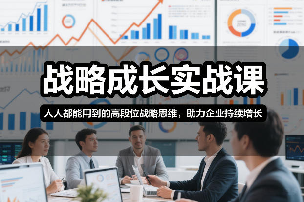 战略成长实战课，人人都能用到的高段位战略思维，助力企业持续增长1