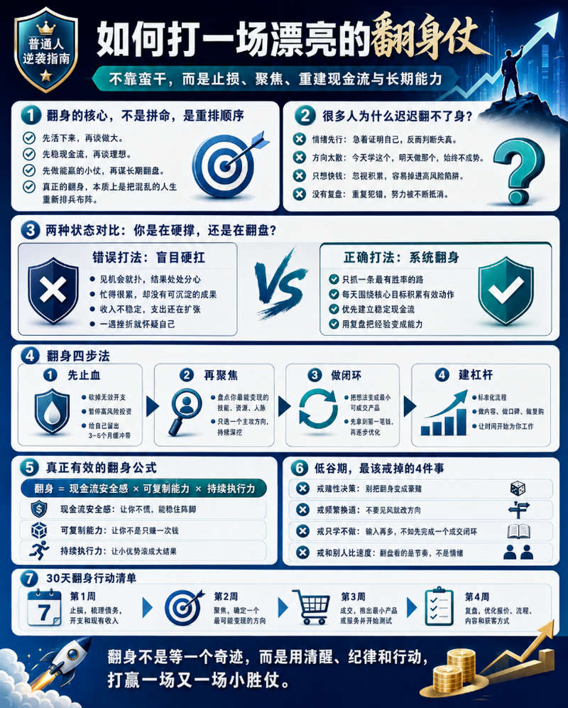 如何打一场漂亮的翻身仗