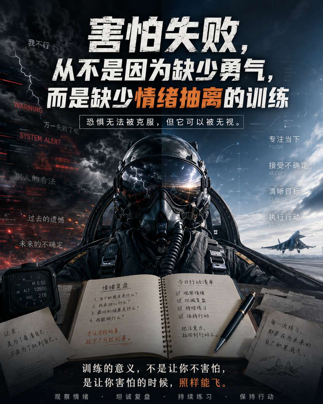 害怕失败，从不是因为缺少勇气，而是缺少情绪抽离的训练