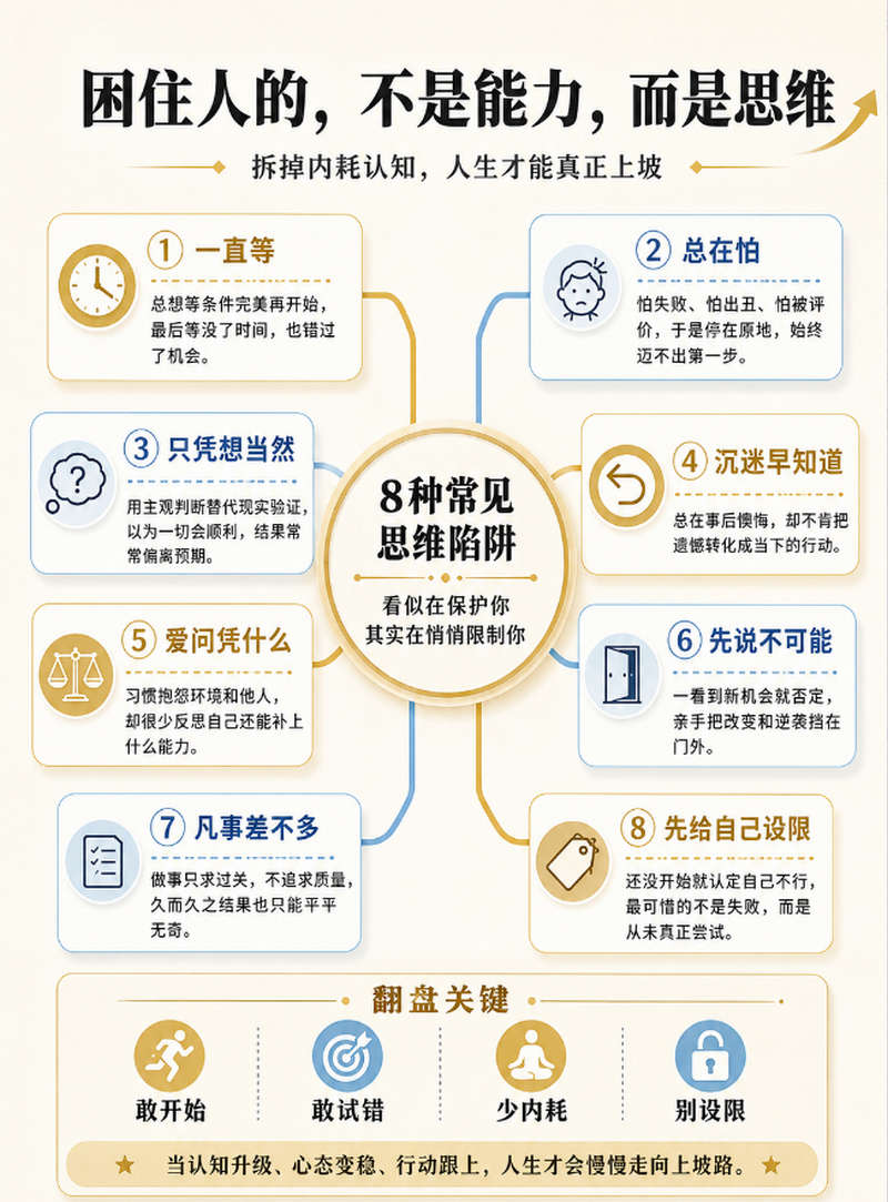 困住人的，不是能力，而是思维
