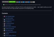 Awesome Free Models，免费AI模型、API 和工具精选